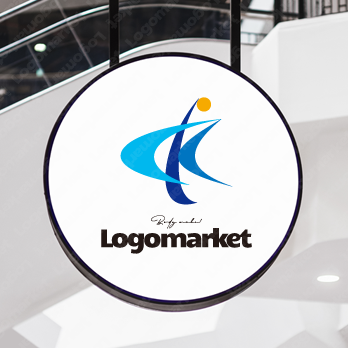 Kとストレッチと人のロゴ