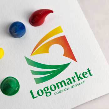 Aとaと虹のロゴ