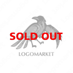 カラスと神話と日本のロゴ