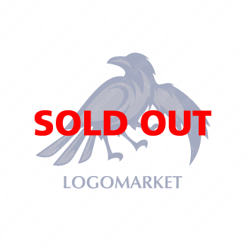 カラスと神話と日本のロゴ