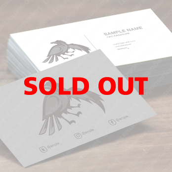 カラスと神話と日本のロゴ