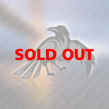 カラスと神話と日本のロゴ