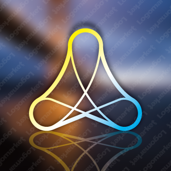 Aとaと虹のロゴ