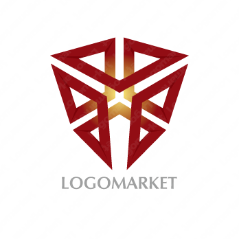 立方体と光るとキューブのロゴ