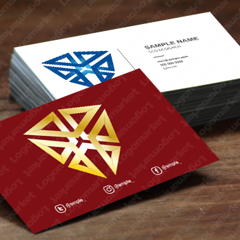 立方体と光るとキューブのロゴ