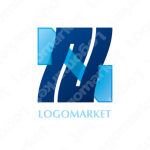 Nと重なりとモノグラムのロゴ