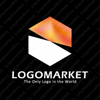 六角形と重心と情熱のロゴ