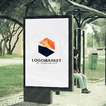 六角形と重心と情熱のロゴ