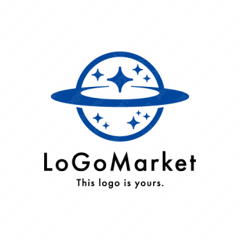 惑星と輝きと可能性のロゴ