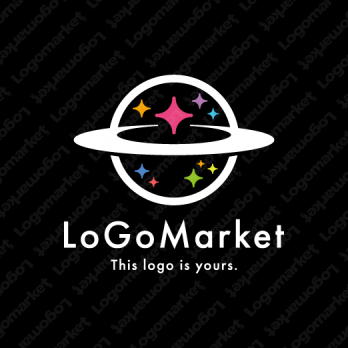 惑星と輝きと可能性のロゴ