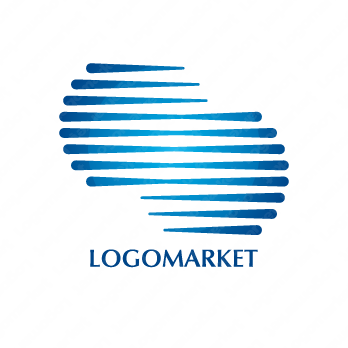 海と無限と太陽のロゴ