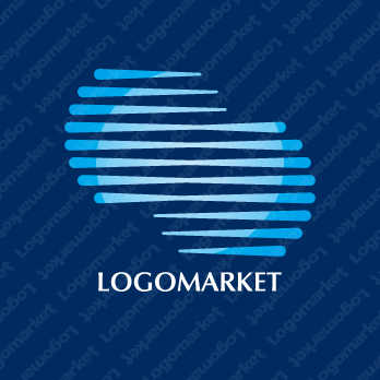 海と無限と太陽のロゴ