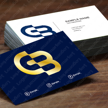 CとBとモノグラムのロゴ