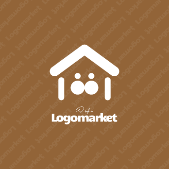 漢字とミニマルと人のロゴ