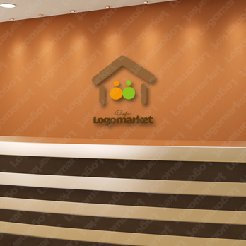 漢字とミニマルと人のロゴ