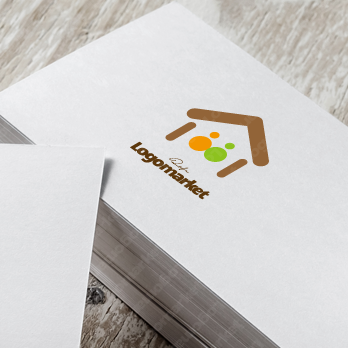 漢字とミニマルと人のロゴ