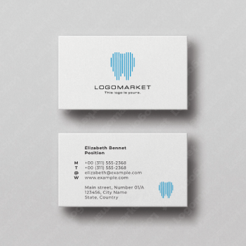 歯とシャープとクリーンのロゴ