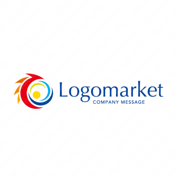 幸運と鳥と希望のロゴ