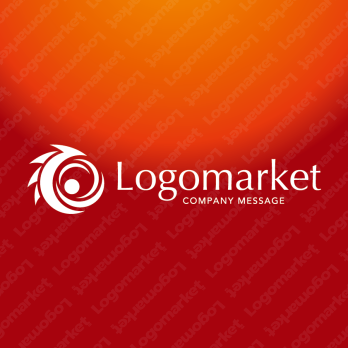 幸運と鳥と希望のロゴ