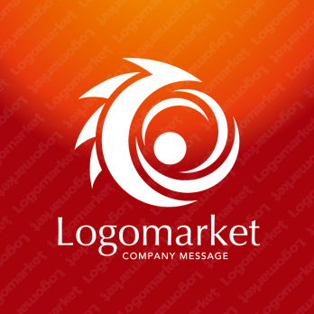 幸運と鳥と希望のロゴ