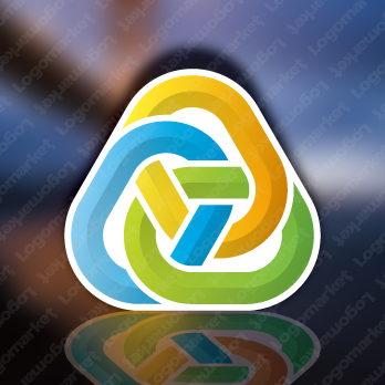 Aとaと虹のロゴ