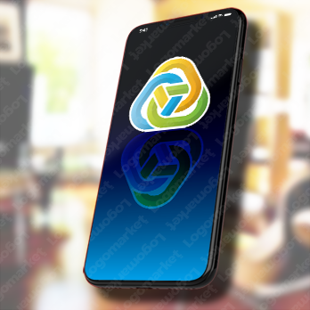 リングとつながりと三方良しのロゴ