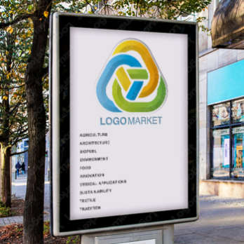 リングとつながりと三方良しのロゴ