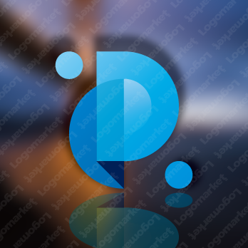 Pと丸と点のロゴ