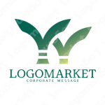 Yと芽吹きと展望のロゴ