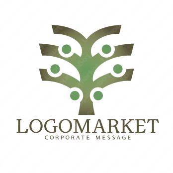 樹とみのりと自然のロゴ