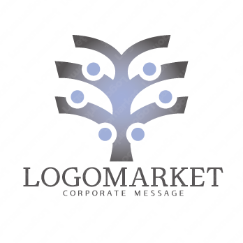 樹とみのりと自然のロゴ