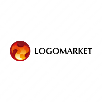 炎と火とファイヤーのロゴ