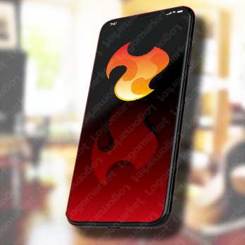 炎と火とファイヤーのロゴ