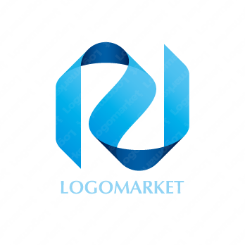 Nとつながりと重なりのロゴ