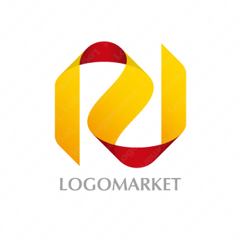 Nとつながりと重なりのロゴ