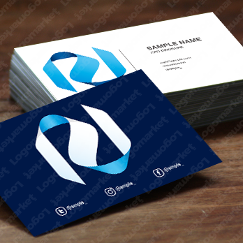 Nとつながりと重なりのロゴ