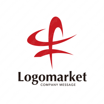 牛とシンプルと黒のロゴ