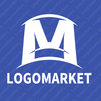 Mとドームとアーチのロゴ