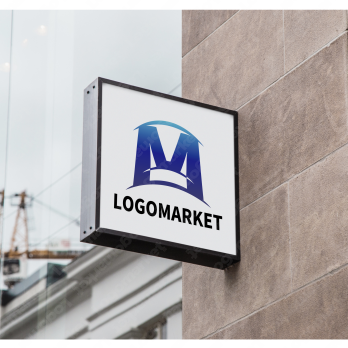 Mとドームとアーチのロゴ