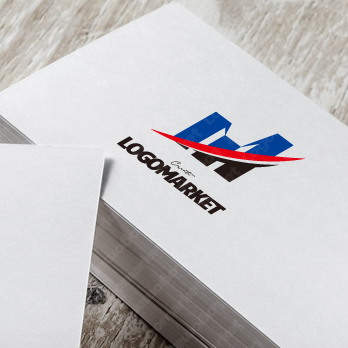 上昇と資産拡大とビルのロゴ