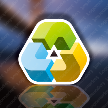 Aとaと虹のロゴ