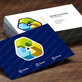 つながりと三角と循環のロゴ