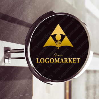 山と日の出とAのロゴ