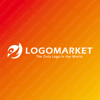 火の玉と鳥と情熱のロゴ