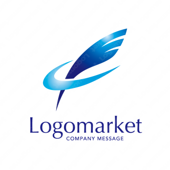 Fと羽と軽やかのロゴ