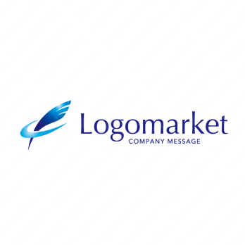 Fと羽と軽やかのロゴ