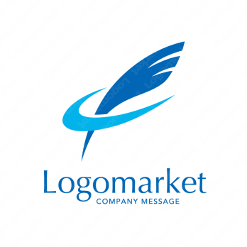 Fと羽と軽やかのロゴ