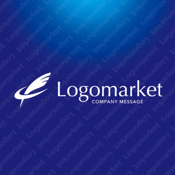 Fと羽と軽やかのロゴ