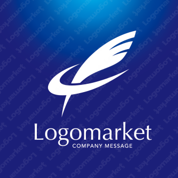 Fと羽と軽やかのロゴ