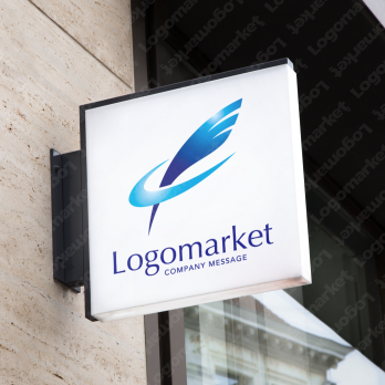 Fと羽と軽やかのロゴ